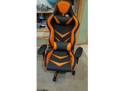 Компьютерное кресло Racer черное / оранжевое фото покупателя 141