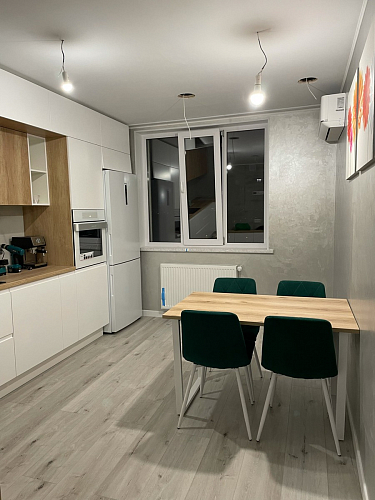 Стол Лота Лофт 120 32 мм бетон / черный матовый фото покупателя 122