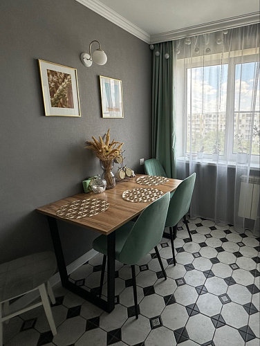 Деревянный стол Лота Лофт 120x75 дуб крафт табачный / черный матовый фото покупателя 937