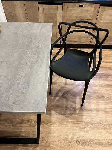 Деревянный стол Лота Лофт 120x75 дуб крафт табачный / черный матовый фото покупателя 586