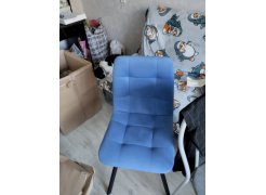 Стул на металлокаркасе Чилли горчичный / белый фото покупателя 52