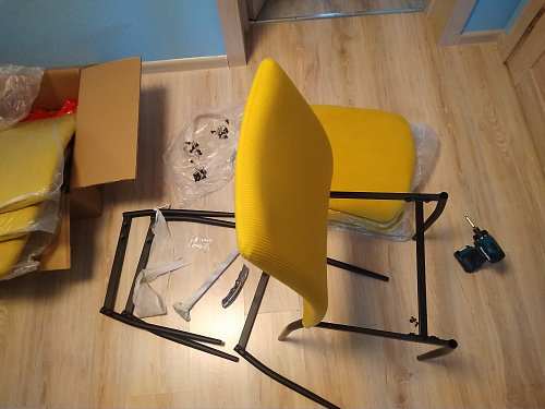 Стул Tod yellow / black фото покупателя 72