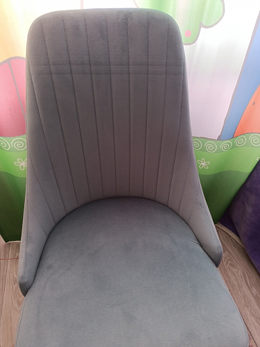 Стул на металлокаркасе Kora light blue / white фото покупателя 29