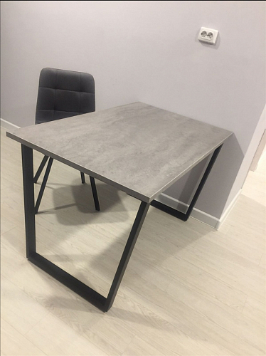 Деревянный стол Лота Лофт 120х75 белый матовый / дуб крафт золотой фото покупателя 806