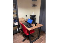 Стол Лота Лофт 140 25 мм черный матовый / бетон фото покупателя 215