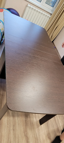 Стол обеденный раздвижной СтК7 дуб молочный фото покупателя 116