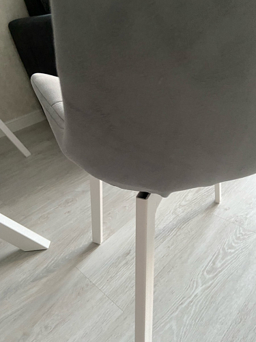 Стул на металлокаркасе Челси бежевый / белый каркас фото покупателя 156