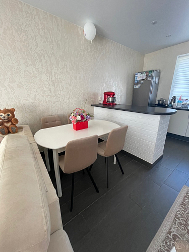 Стул на металлокаркасе Чилли К кирпичный / черный фото покупателя 168