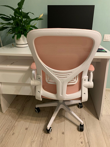 Компьютерное кресло Konfi pink / white фото покупателя 28