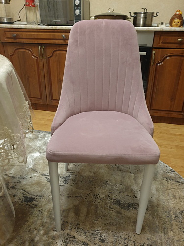 Стул на металлокаркасе Kora wine red / black фото покупателя 215