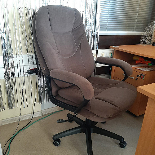 Компьютерное кресло Comfort lux серый фото покупателя 110