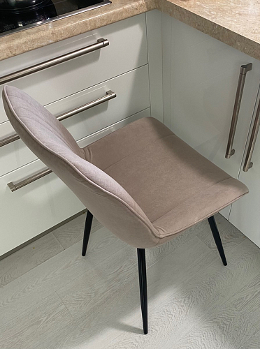 Комплект стульев Вейв 4 шт светло-серый / черный фото покупателя 291