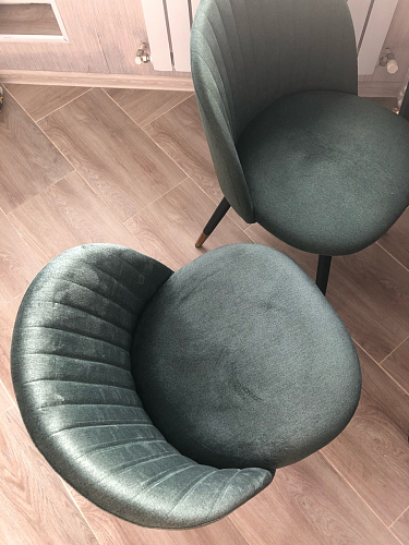 Стул на металлокаркасе Gabi 1 темно-серый / черный фото покупателя 54