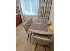 Стул на металлокаркасе Чилли горчичный / белый фото покупателя 556