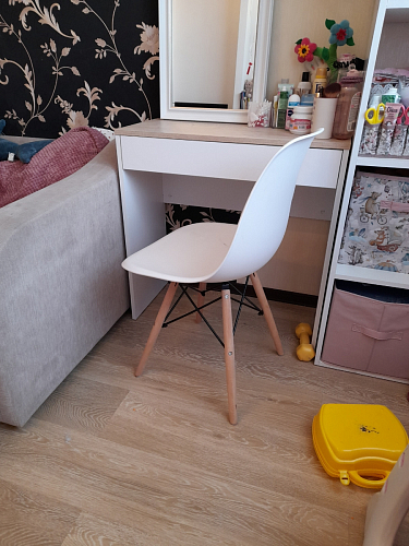 Пластиковый стул Eames PC-015 желтый фото покупателя 224