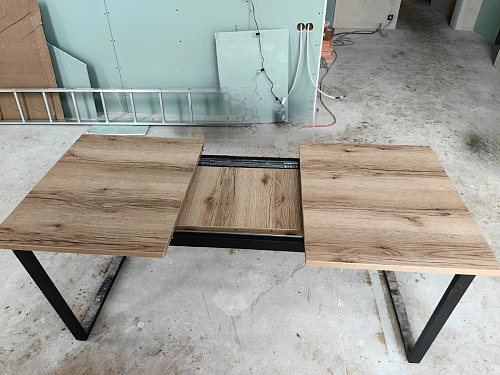 Деревянный стол Лота Лофт 140х80 дуб крафт табачный / черный матовый фото покупателя 299