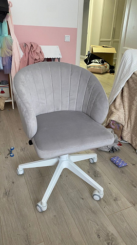 Компьютерное кресло Пард экокожа белый фото покупателя 191