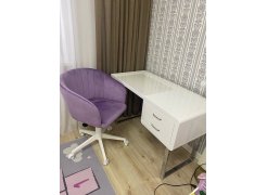 Компьютерное кресло Тибо confetti chocolate / белый фото покупателя 176