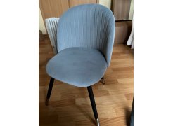 Стул на металлокаркасе Gabi 1 light purple / black фото покупателя 776