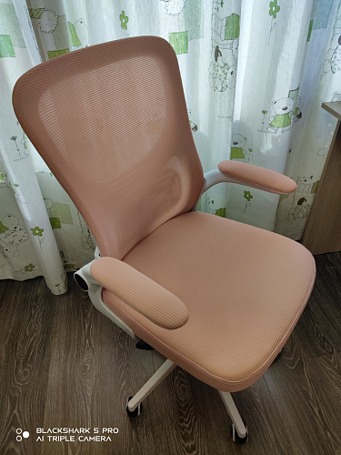 Компьютерное кресло Konfi light gray / blue / white фото покупателя 101