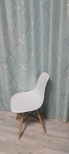 Пластиковый стул Eames PC-015 серо-голубой / дерево фото покупателя 118