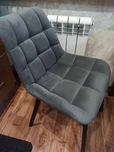 Стул на металлокаркасе Челси бежевый / черный фото покупателя 168