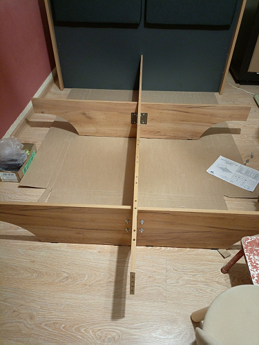 Двуспальная кровать Клауд 160х200 парящая дуб крафт золотой / антрацит фото покупателя 406