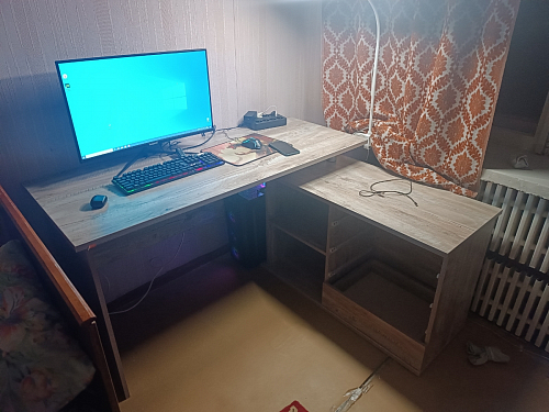 Компьютерный стол с тумбой КСТ-109 тумба слева фото покупателя 87