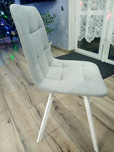 Стул на металлокаркасе Чилли бирюзовый / черный фото покупателя 1128