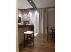 Барный стул Лофт кожзам темно-серый / черный матовый фото покупателя 205