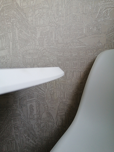 Стол Тулип 80х73 мрамор черный / белый фото покупателя 129