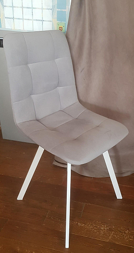 Стул на металлокаркасе Чилли К кирпичный / черный фото покупателя 690