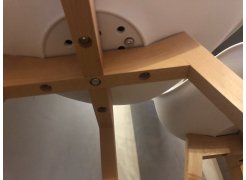 Деревянный стул Bonuss белый фото покупателя 90