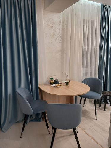 Стул на металлокаркасе Gabi 1 light purple / black фото покупателя 745