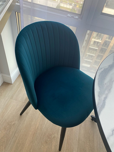 Стул на металлокаркасе Gabi latte / gold / black фото покупателя 446