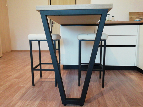 Барный стул Лофт линкольн белый / белый матовый фото покупателя 210