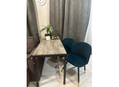 Стул на металлокаркасе Gabi 1 gray / black фото покупателя 187