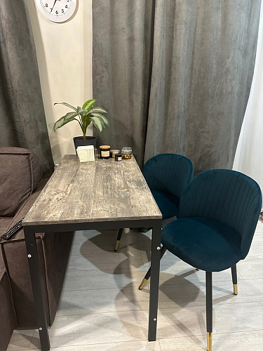 Стул на металлокаркасе Gabi 1 light purple / black фото покупателя 187