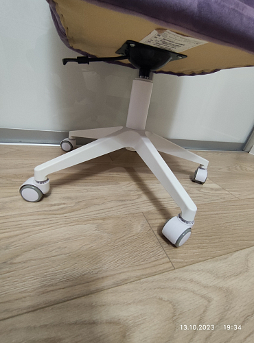 Компьютерное кресло Пард confetti silver серый / черный фото покупателя 22