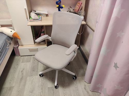 Компьютерное кресло Konfi dark gray / pink / white фото покупателя 167