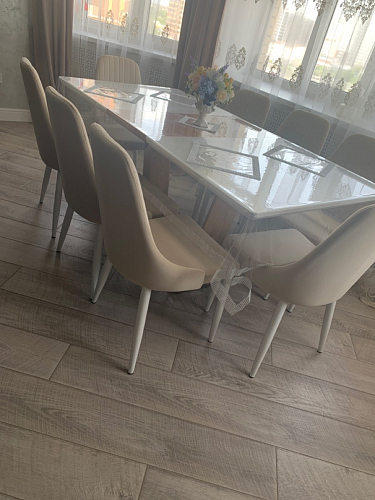 Стул на металлокаркасе Kora light purple / white фото покупателя 3