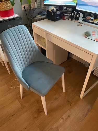 Стул на металлокаркасе Kora gray / black фото покупателя 102