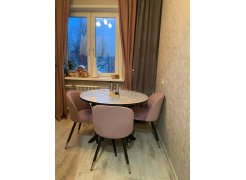 Стул на металлокаркасе Gabi 1 light purple / black фото покупателя 83