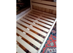 Двуспальная кровать Мишка 180 x 200 см усиленная с основанием темный дуб фото покупателя 1