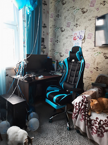 Компьютерное кресло Kano 1 red / black фото покупателя 88