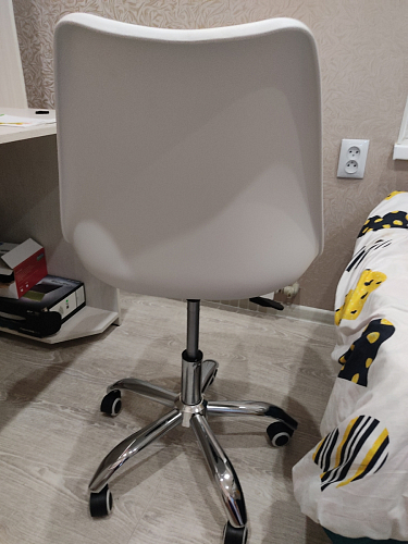 Компьютерное кресло Kolin с подушкой clear / white фото покупателя 105