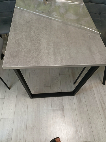 Стол раскладной Лота Лофт 120 25 мм юта / черный матовый фото покупателя 579