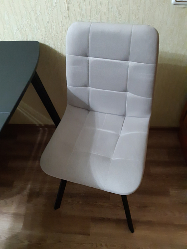 Стул на металлокаркасе Чилли зеленый / черный фото покупателя 1354