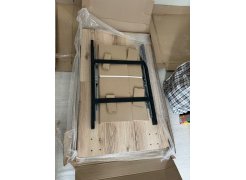 Деревянный стол Лота Лофт 120(160)х75 черный матовый / бетон светлый фото покупателя 471