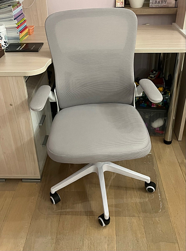 Компьютерное кресло Konfi light gray / white фото покупателя 202